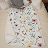 Shine And Bright Like A Flower - Family Personalized Custom Baby Blanket - Gift For Baby Kids, Newborn Baby