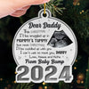 Custom Photo Words Can Not Express The Joy Of New Life -  Family Personalized Custom Ornament - Metal Custom Shaped - Christmas Gift For Baby Kids, Newborn Baby