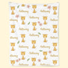 Tall Dreams Start With Tiny Giraffe Legs - Family Personalized Custom Baby Blanket - Gift For Baby Kids, Newborn Baby
