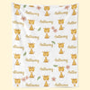 Tall Dreams Start With Tiny Giraffe Legs - Family Personalized Custom Baby Blanket - Gift For Baby Kids, Newborn Baby
