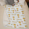 Tall Dreams Start With Tiny Giraffe Legs - Family Personalized Custom Baby Blanket - Gift For Baby Kids, Newborn Baby