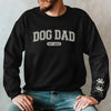 Work Hard To Be A Sexy Dad - Dog & Cat Personalized Custom Unisex Sweatshirt With Design On Sleeve - Gift For Pet Owners, Pet Lovers