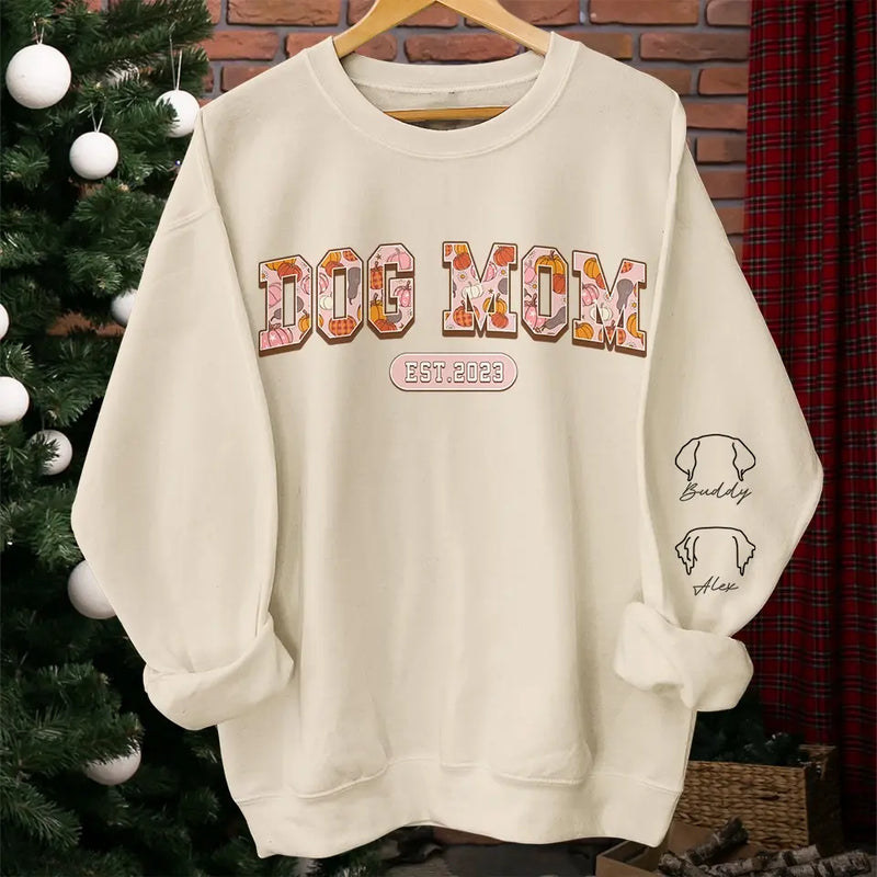 Just A Girl And Her Fur Baby, Taking On The World Paw By Paw - Dog & Cat Personalized Custom Unisex Sweatshirt With Design On Sleeve - Gift For Pet Owners, Pet Lovers