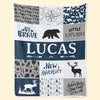 Be Brave Little Explorer - Family Personalized Custom Baby Blanket - Gift For Baby Kids, Newborn Baby