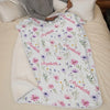 You Are The Beautiful Flower In The Family - Family Personalized Custom Baby Blanket - Gift For Baby Kids, Newborn Baby
