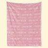 I Love You To The Moon And Back - Family Personalized Custom Baby Blanket - Gift For Baby Kids, Newborn Baby
