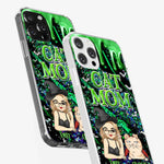 Custom Name Cat Mom Halloween Gifts for Women - Personalized Phone Case