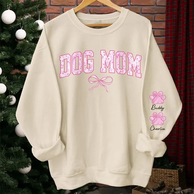 Pawsitively The Love Of My Life - Dog & Cat Personalized Custom Unisex Sweatshirt With Design On Sleeve - Gift For Pet Owners, Pet Lovers