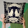 Hanging With My Boo - Couple Personalized Custom Pillow - Halloween Gift For Husband Wife, Anniversary