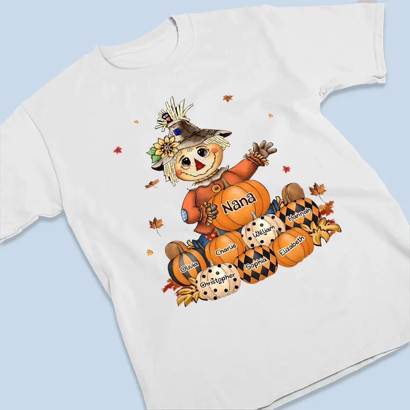 We Turn Pumpkins Into Magical Memories - Family Personalized Custom Unisex T-shirt, Hoodie, Sweatshirt - Halloween Gift For Mom, Grandma