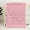 I Love You To The Moon And Back - Family Personalized Custom Baby Blanket - Gift For Baby Kids, Newborn Baby