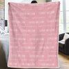 I Love You To The Moon And Back - Family Personalized Custom Baby Blanket - Gift For Baby Kids, Newborn Baby