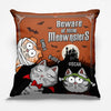 You Better Know Who Rule The House - Cat Personalized Custom Pillow - Halloween Gift For Pet Owners, Pet Lovers