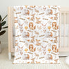 Small But Mighty, Like A Baby Elephant - Family Personalized Custom Baby Blanket - Gift For Baby Kids, Newborn Baby