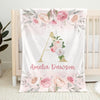 You Are The Cheerful Flower In Our Family’s Bouquet - Family Personalized Custom Baby Blanket - Gift For Baby Kids, Newborn Baby