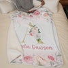 You Are The Cheerful Flower In Our Family’s Bouquet - Family Personalized Custom Baby Blanket - Gift For Baby Kids, Newborn Baby