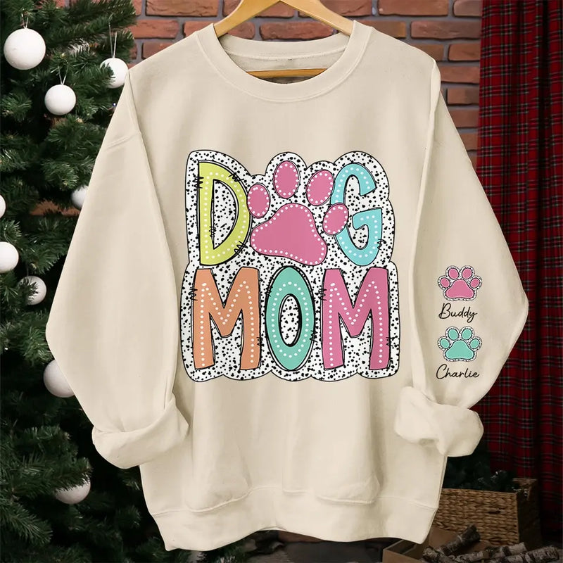 My Pet Fills My Heart With Joy - Dog & Cat Personalized Custom Unisex Sweatshirt With Design On Sleeve - Gift For Pet Owners, Pet Lovers