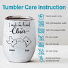 My Bestie Is Always In My Corner - Bestie Personalized Custom Wine Tumbler - Gift For Best Friends, BFF, Sisters