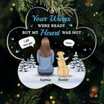 Custom Name Memorial Dog Christmas Gifts - Personalized Ornament
