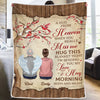 Memories Of Loved Ones Live On In The Stories We Share - Memorial Personalized Custom Blanket - Sympathy Gift For Family Members