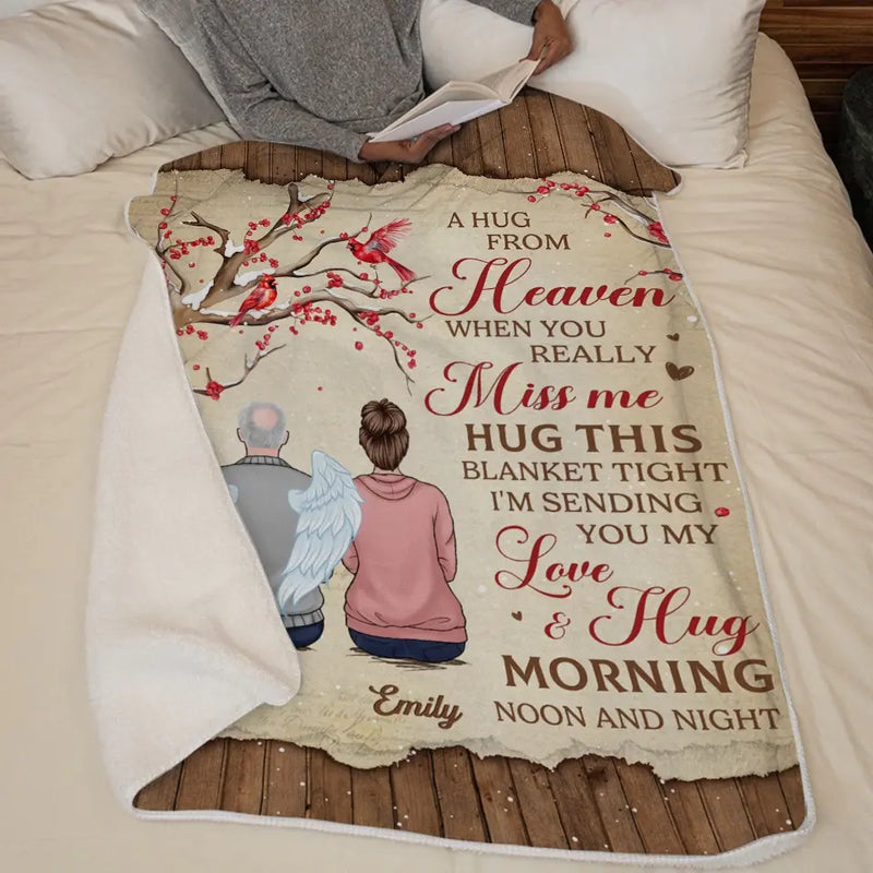 Memories Of Loved Ones Live On In The Stories We Share - Memorial Personalized Custom Blanket - Sympathy Gift For Family Members