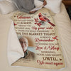 Custom Photo The Spirit Lives On Forever - Memorial Personalized Custom Blanket - Sympathy Gift For Family Members