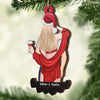 Together, We Illuminate The Season With Our Love - Couple Personalized Custom Ornament - Wood Custom Shaped - Christmas Gift For Husband Wife, Anniversary