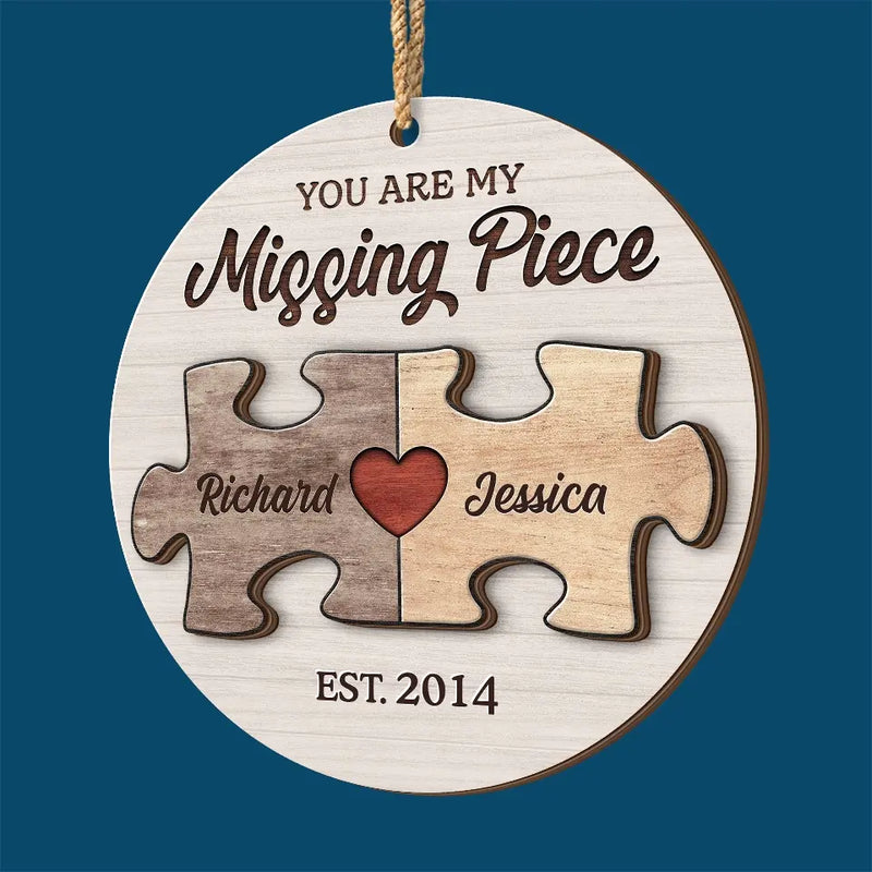 Making Memories Together Is What Christmas Is All About - Couple Personalized Custom Shaped 2 Layered Wood Christmas Ornament - Christmas Gift For Husband Wife, Anniversary