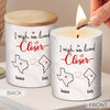 Distance Means So Little When Someone Means So Much - Bestie Personalized Custom Smokeless Scented Candle - Gift For Best Friends, BFF, Sisters