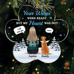 Custom Name Memorial Dog Christmas Gifts - Personalized Ornament