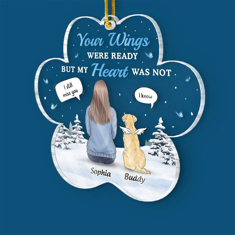 Thanks For Everything, I Had A Great Time - Memorial Personalized Custom Ornament - Acrylic Custom Shaped - Sympathy Gift, Christmas Gift For Pet Owners, Pet Lovers