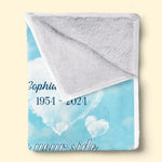 Custom Photo Memorial Remembrance Gifts - Personalized Blanket