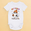 My First Halloween - Family Personalized Custom Baby Onesie - Halloween Gift For Baby Kids, Newborn Baby