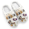 Too Much Of A Cutie To Be Spooky - Family Personalized Custom Fluffy Slippers - Halloween Gift For Mom, Grandma