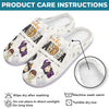 Too Much Of A Cutie To Be Spooky - Family Personalized Custom Fluffy Slippers - Halloween Gift For Mom, Grandma