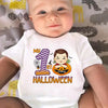 Cutest Pumpkin In The Patch - Family Personalized Custom Baby Onesie - Halloween Gift For Baby Kids, Newborn Baby