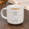 First My Little Girl, Forever My Partner In Fun - Family Personalized Custom Pottery Mug - Gift For Mom, Daughter