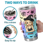 Custom Name Sassy Witch Gifts for Women - Personalized Tumbler