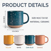 A Mother’s Treasure Is Her Daughter - Family Personalized Custom Pottery Mug - Gift For Mom, Daughter