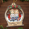 Your Love During The Christmas Season Brings Joy To My Heart - Couple Personalized Custom Ornament - Acrylic Custom Shaped - Christmas Gift For Husband Wife, Anniversary