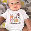 Baby Love Makes The World Go Round - Family Personalized Custom Baby Onesie - Halloween Gift For Baby Kids, Newborn Baby
