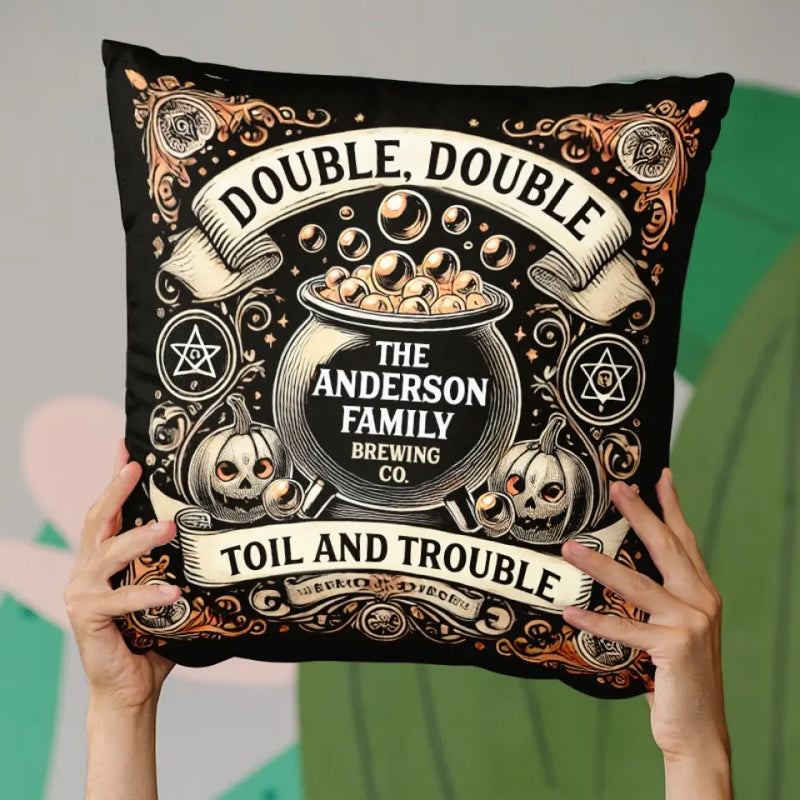 We'll See You At The Witching Hour - Family Personalized Custom Pillow - Halloween Gift For Family Members