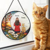 A Whole Lot Of Love - Memorial Personalized Custom Stained Glass Window Hanging Suncatcher - Sympathy Gift For Pet Owners, Pet Lovers