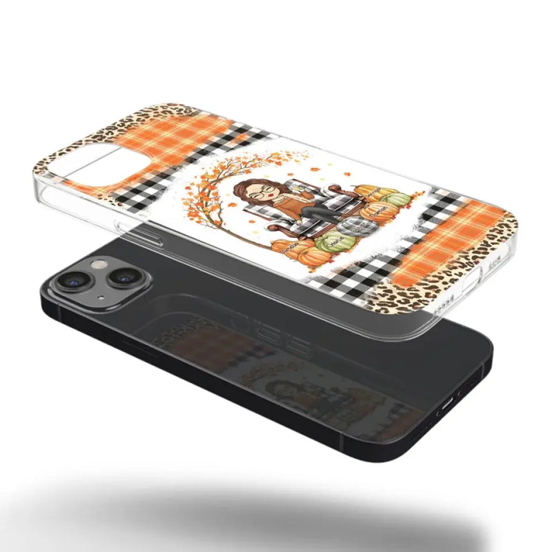You Are The Epitome Of Awesome - Family Personalized Custom Clear Phone Case - Autumn Fall Gift For Grandma