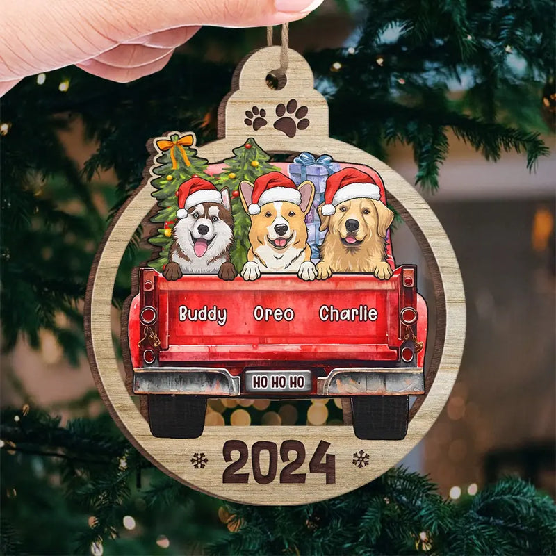 The Greatest Gift Of All - Dog Personalized Custom Ornament - Wood Custom Shaped - Christmas Gift For Pet Owners, Pet Lovers
