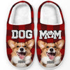 Custom Photo Paws And Relax This Holiday Season With Warm Fluffy Feet - Dog & Cat Personalized Custom Fluffy Slippers - Christmas Gift For Pet Owners, Pet Lovers