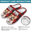 Custom Photo Paws And Relax This Holiday Season With Warm Fluffy Feet - Dog & Cat Personalized Custom Fluffy Slippers - Christmas Gift For Pet Owners, Pet Lovers