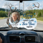 Custom Photo Memorial Butterfly Gifts - Personalized Car Ornament
