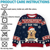 I Own You - Dog Personalized Custom Ugly Sweatshirt - Unisex Wool Jumper - Christmas Gift For Pet Owners, Pet Lovers