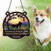 Their Purrs Are Forever Reverberating In Your Heart - Memorial Personalized Window Hanging Suncatcher - Sympathy Gift For Pet Owners, Pet Lovers